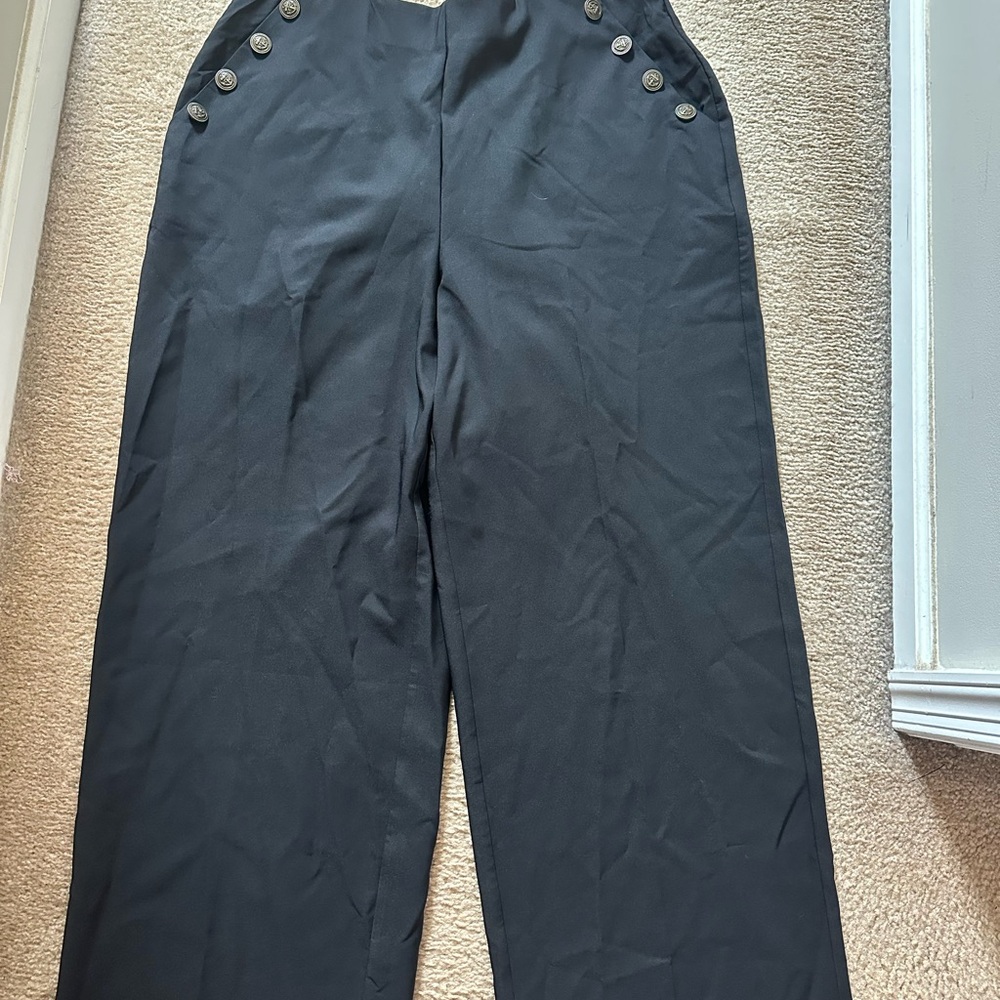 High waist sailor pants